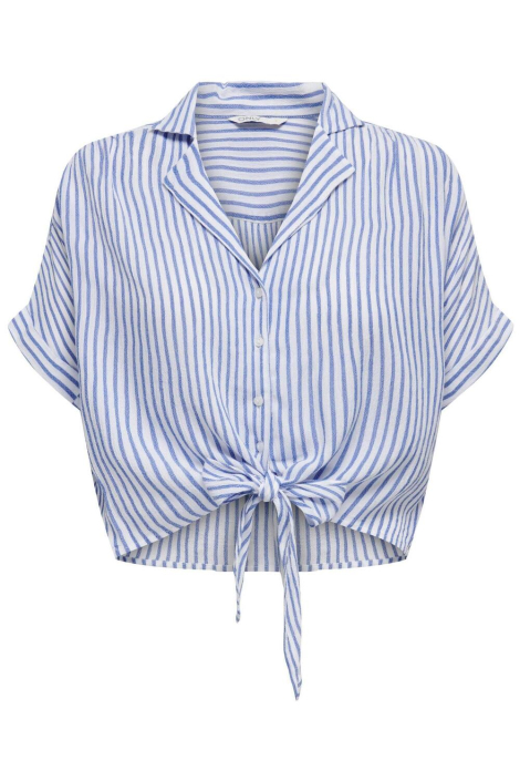 Only blauwe dames blouse