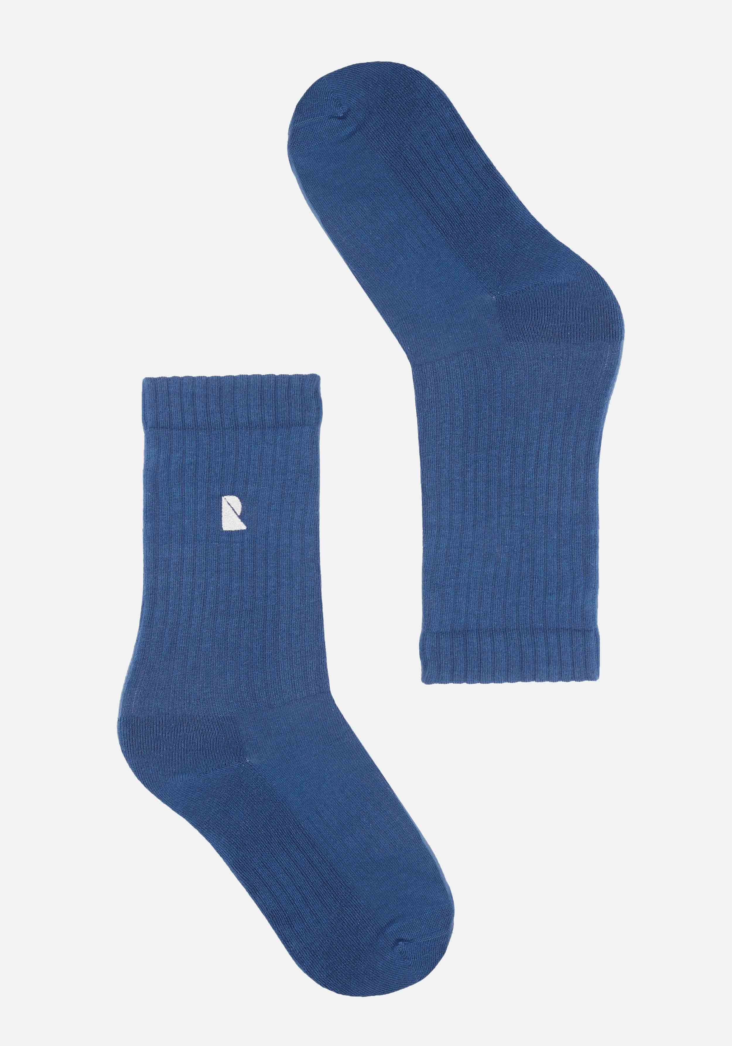 Recolution Socken Bergenia Logo Blue