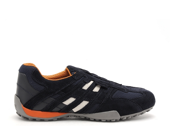 Geox basses homme u4207l uomo snake bleu