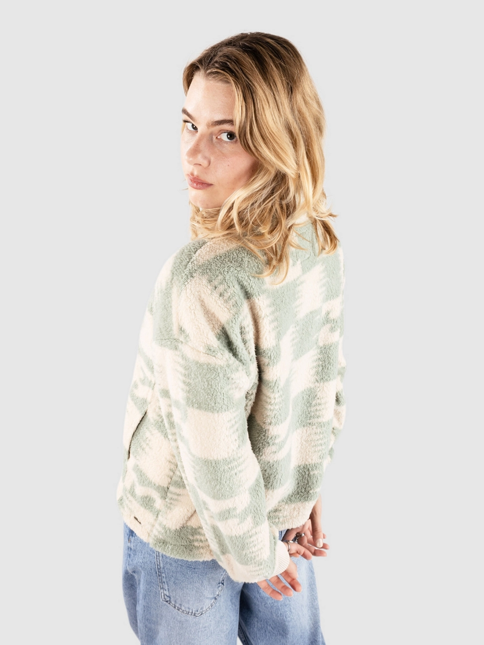 Billabong Time Off Zip Hoodie crystal cove