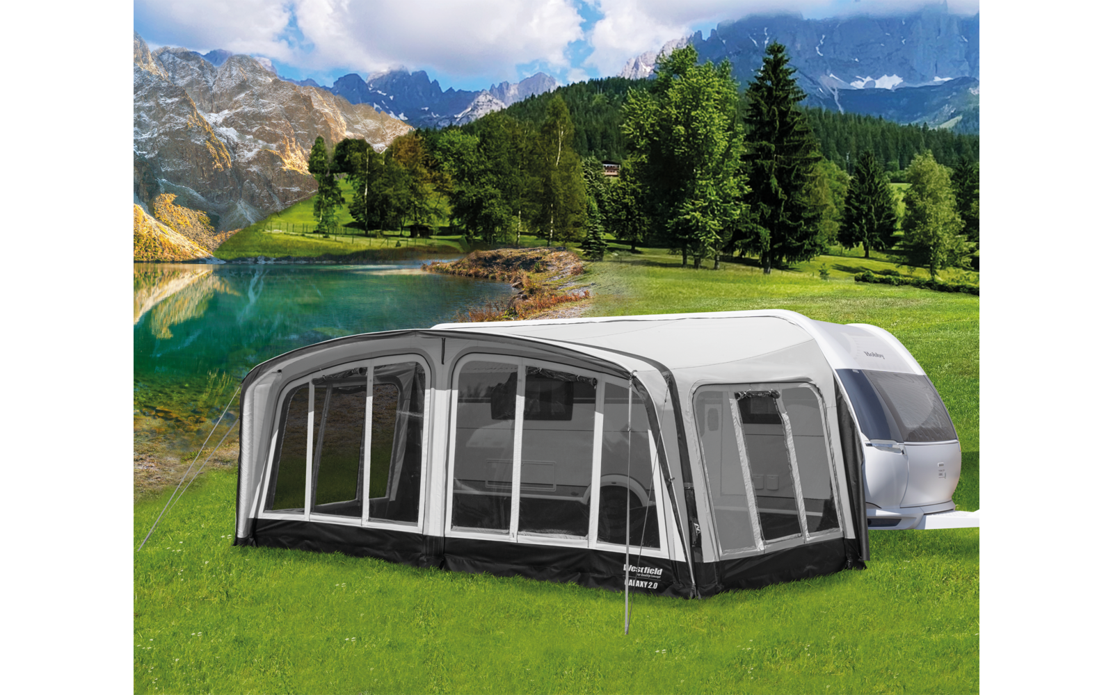 Westfield Galaxy 2.0 Wohnwagen Vorzelt aufblasbar Größe 8