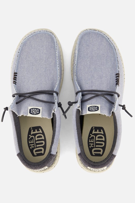 HEYDUDE Wally Coastline Jute Instappers grijs