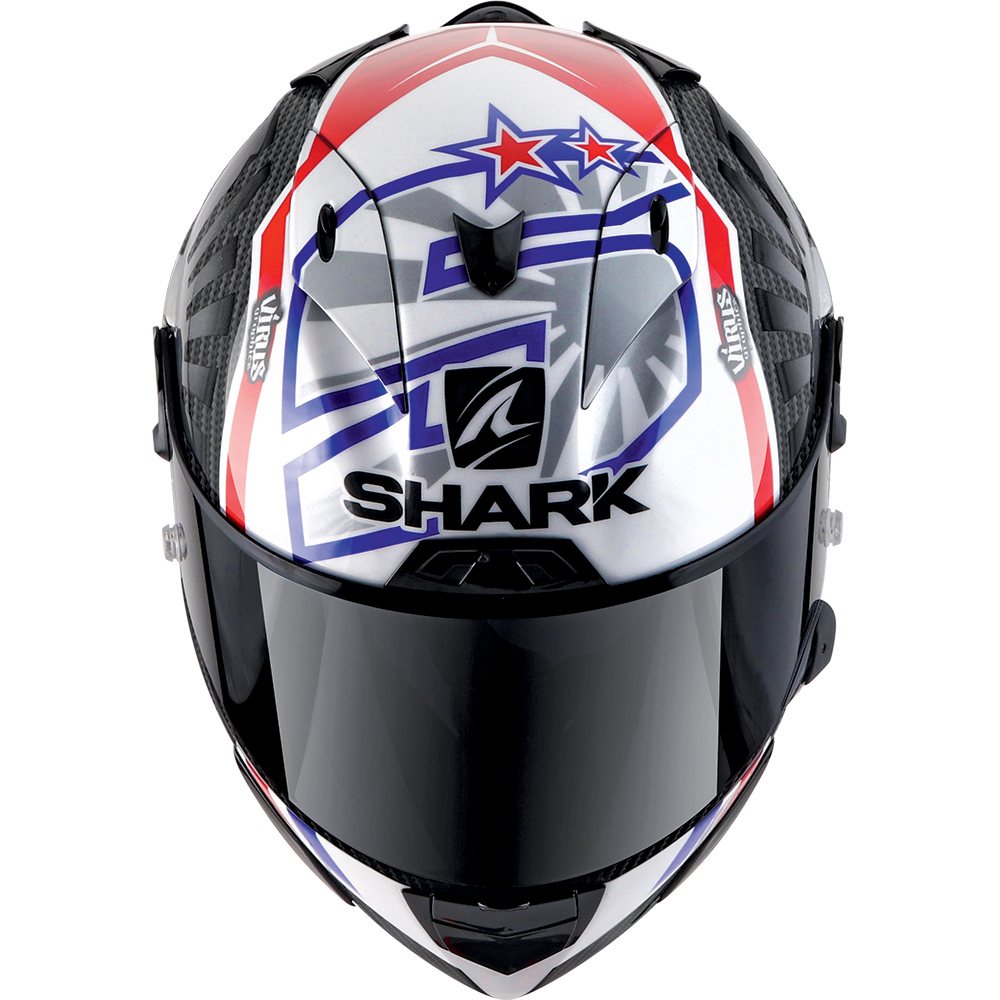 Shark - Casque Race-R Pro Carbon Replica Zarco GP France 2019 Noir / Chrome / Blanc / Rouge / Bleu