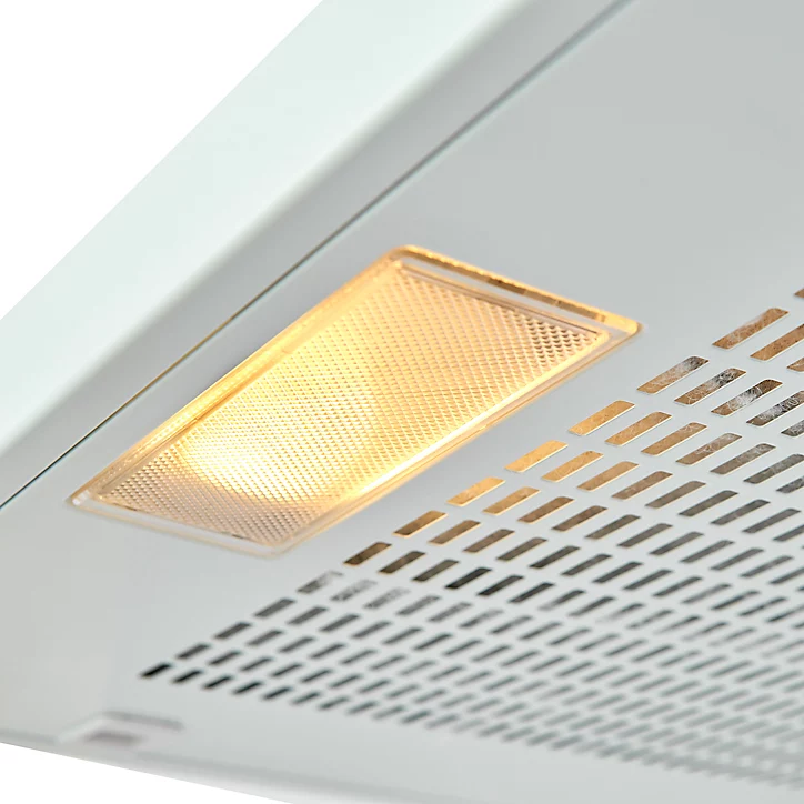 Hotte casquette blanche GoodHome VHW60, 60 cm