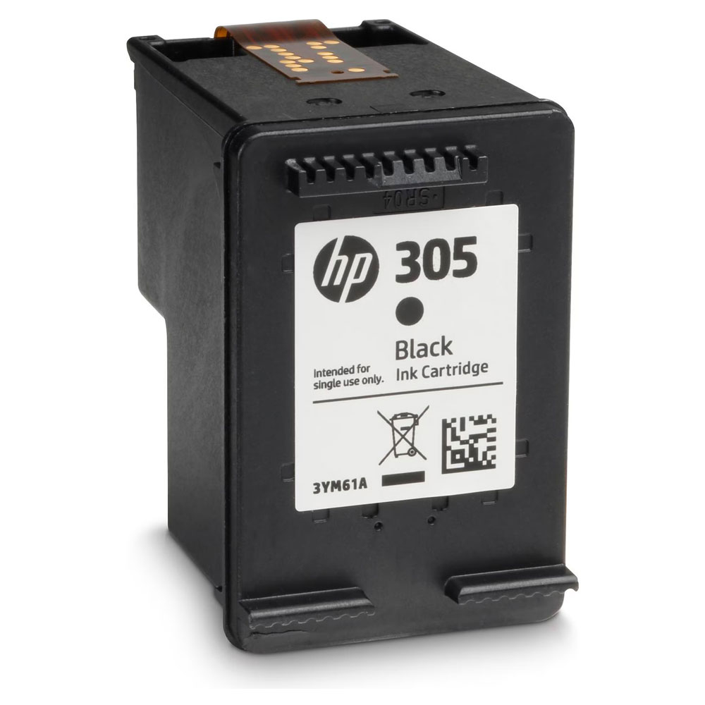 305 BK Druckerpatrone Printer Tintenpatrone für 120 Seiten / 2ml (3YM61AE) - Schwarz
