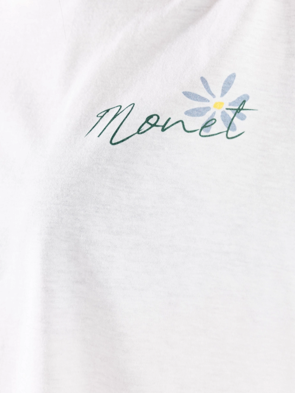 Monet Skateboards Same Roots T-Shirt white cap off white