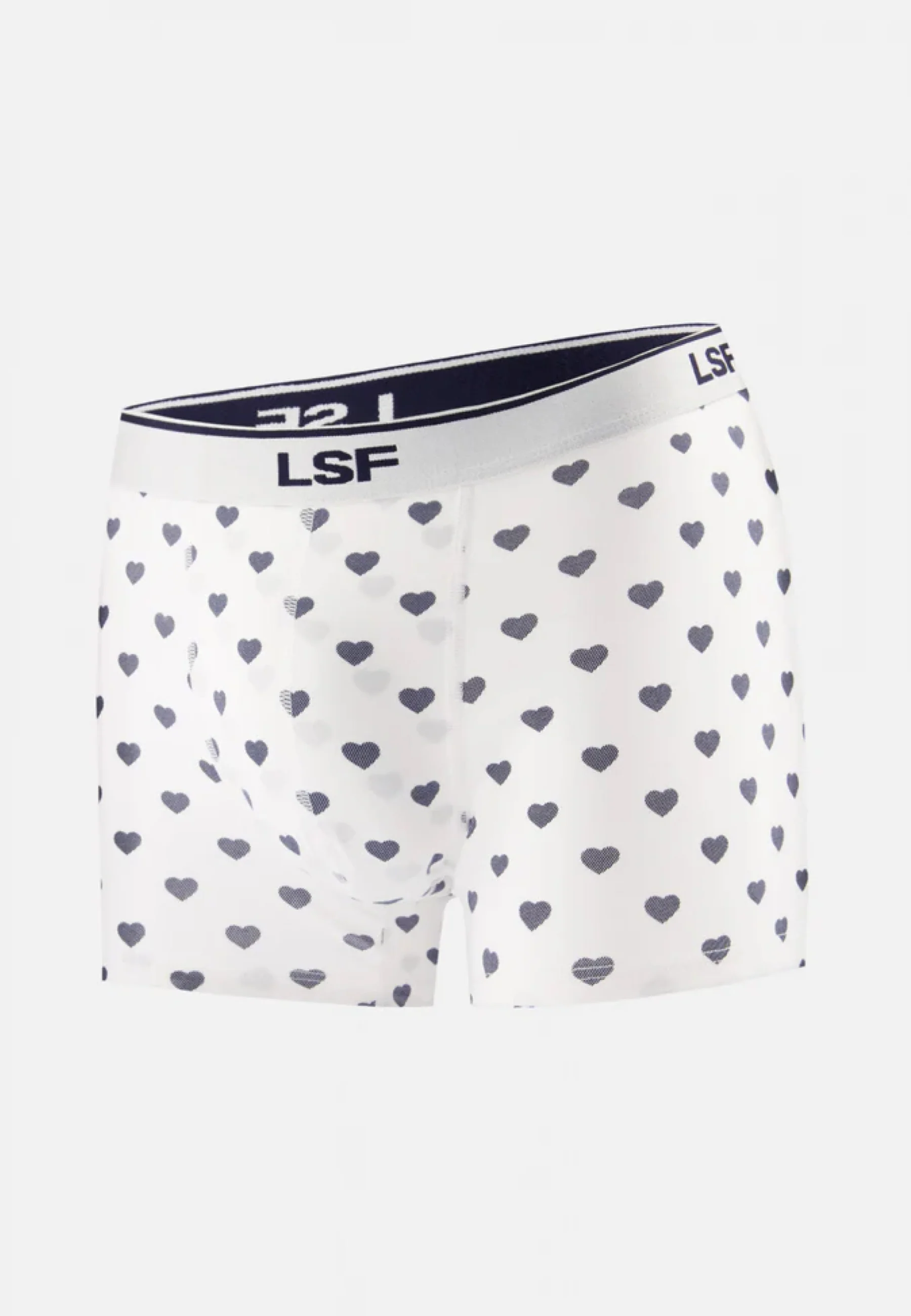Boxer en coton-Marius Petit Coeur Marine