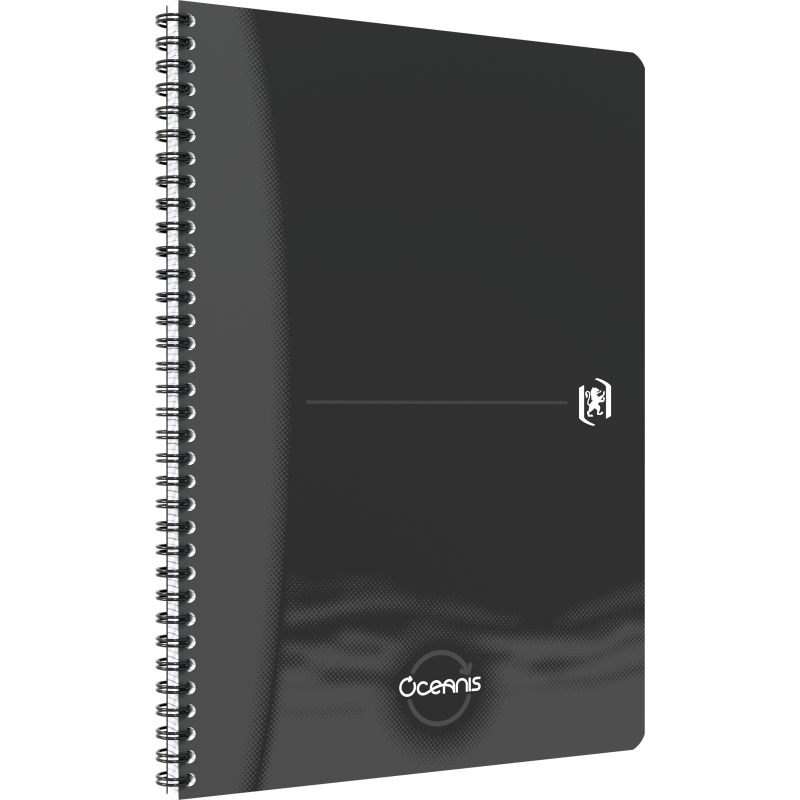 Cahier Oxford Oceanis Integrale 210X297 180P Optik P. L7Mm+Tag Polypro Noir