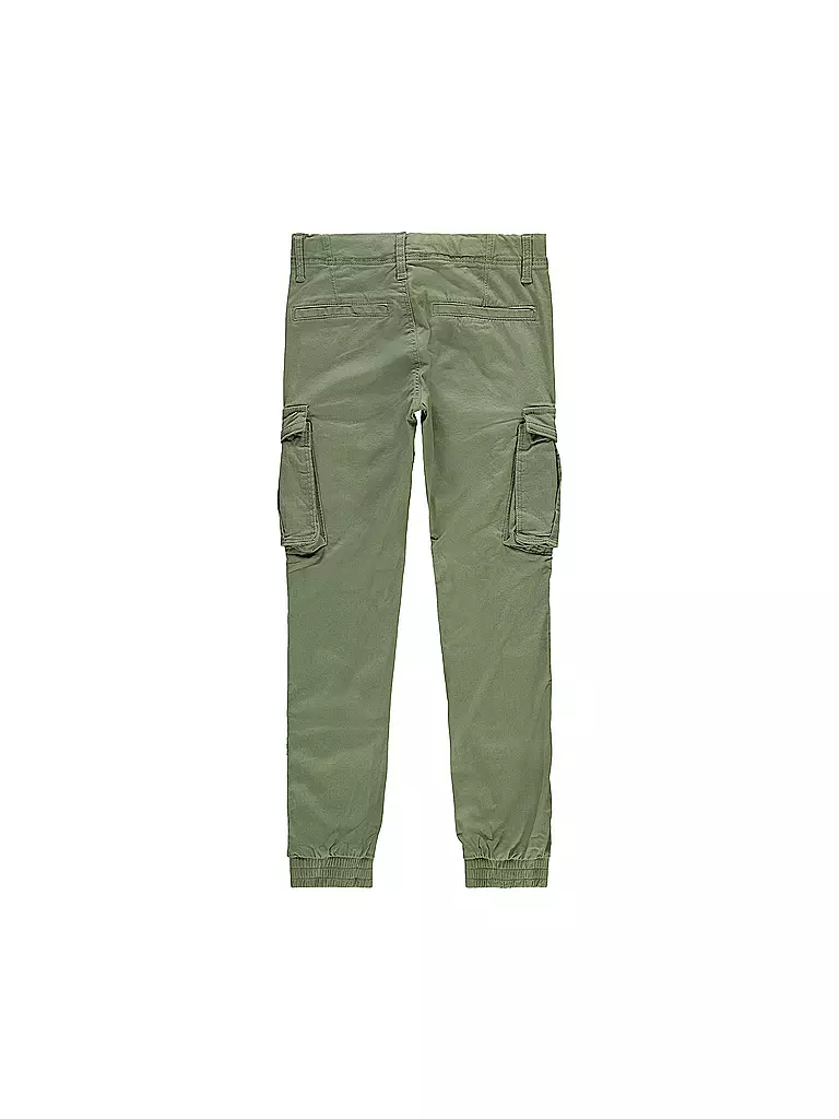 NAME IT Jungen Cargohose Regular Fit NITBAMGO  olive