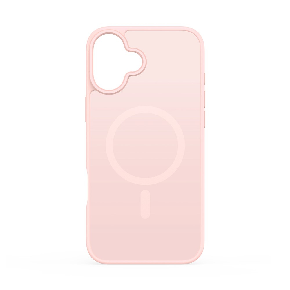 iPhone 17 MagSafe Hybrid Hardcase Hülle mit TPU Bumper - Rosa