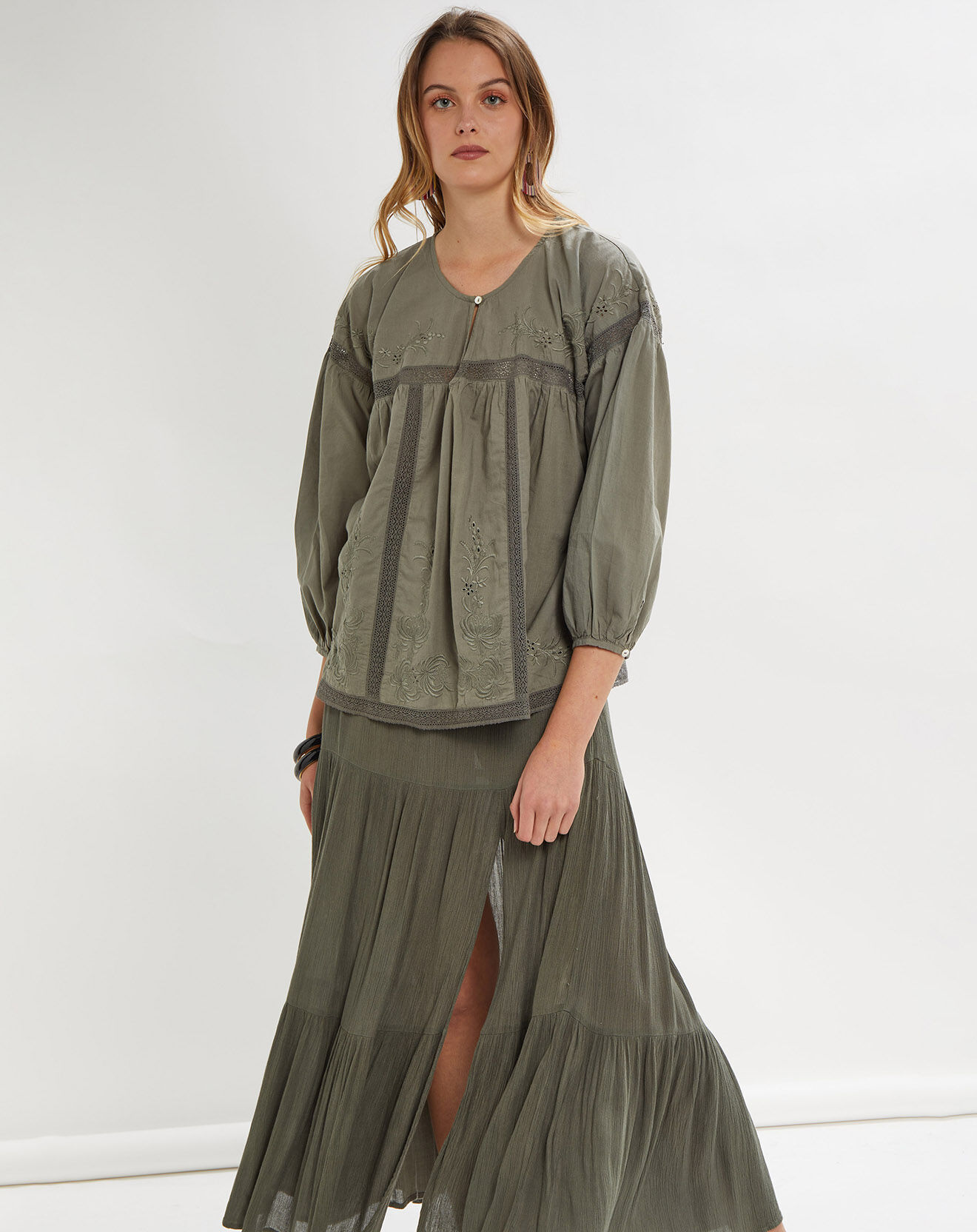 Stella Forest Blouse Hampton kaki