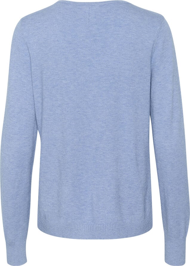 Cream CRDela Knit Pullover Marina melange