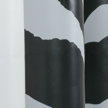 Sealskin douchegordijn zebra 180x200cm zwart/wit