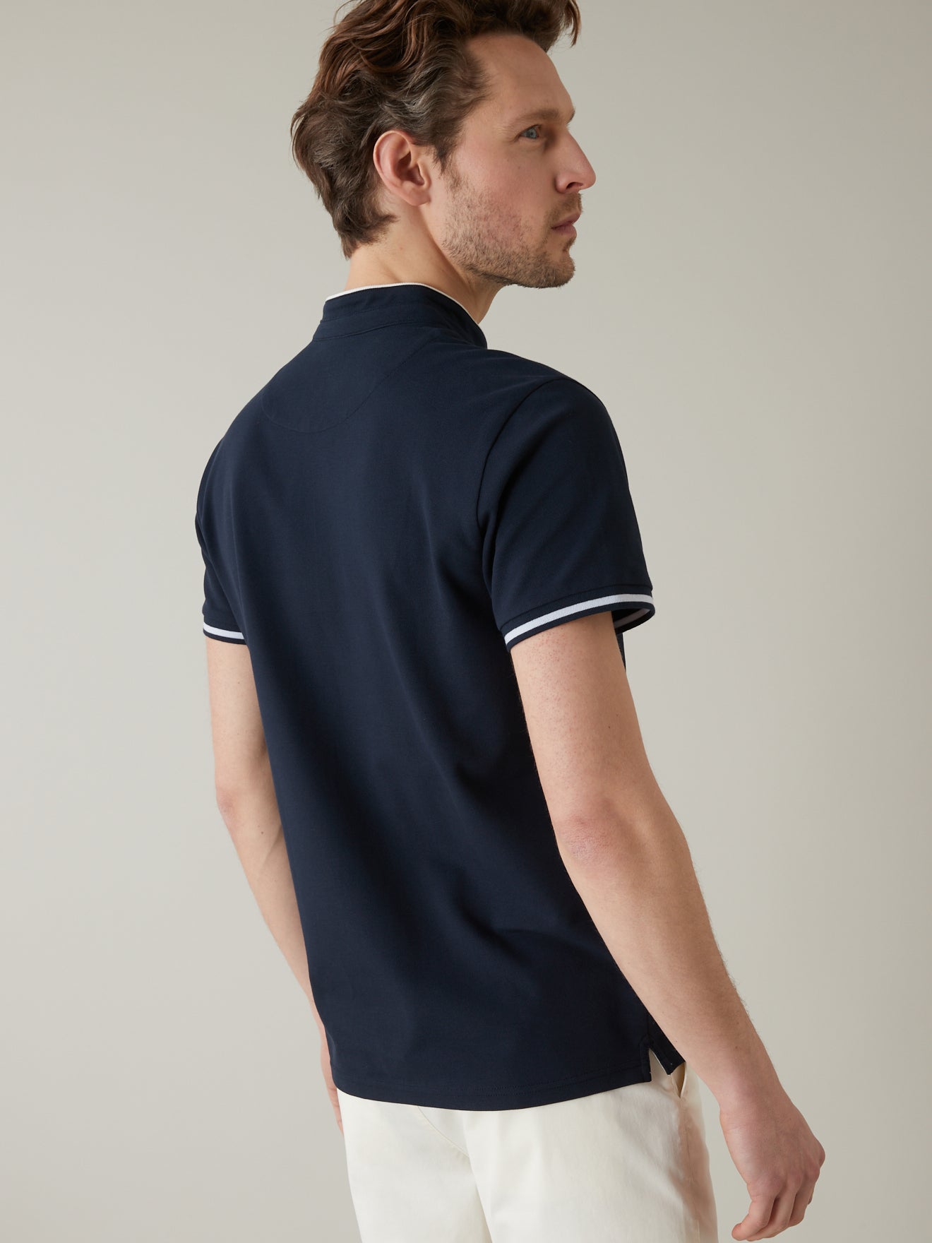 Polo col officier homme - coton bio