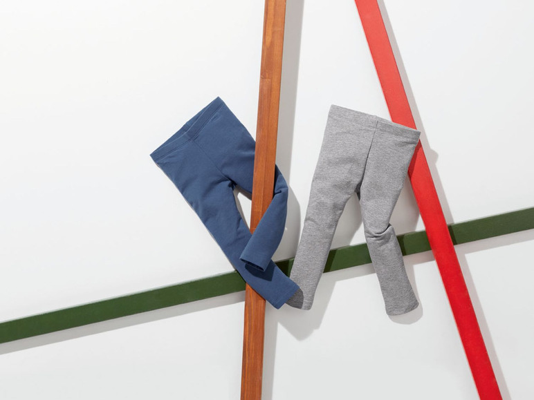 2 leggings voor peutermeisjes