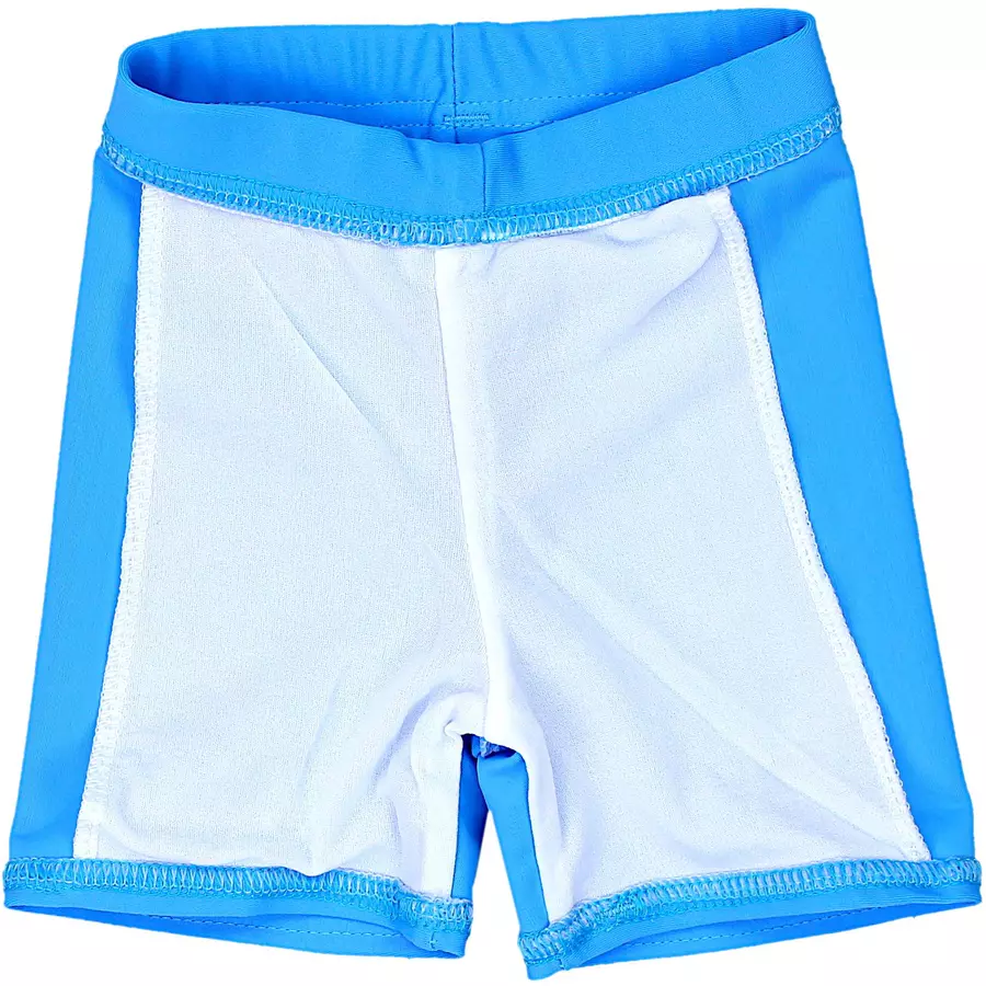 Aquarti Baby Mädchen Zweiteiler Badeanzug Bade-Set Bade T-Shirt Badehose blaugelb