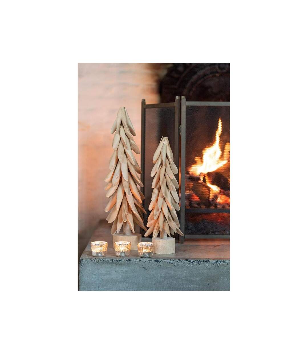 Paris Prix - Arbre Déco Sur Pied branches 50cm Naturel