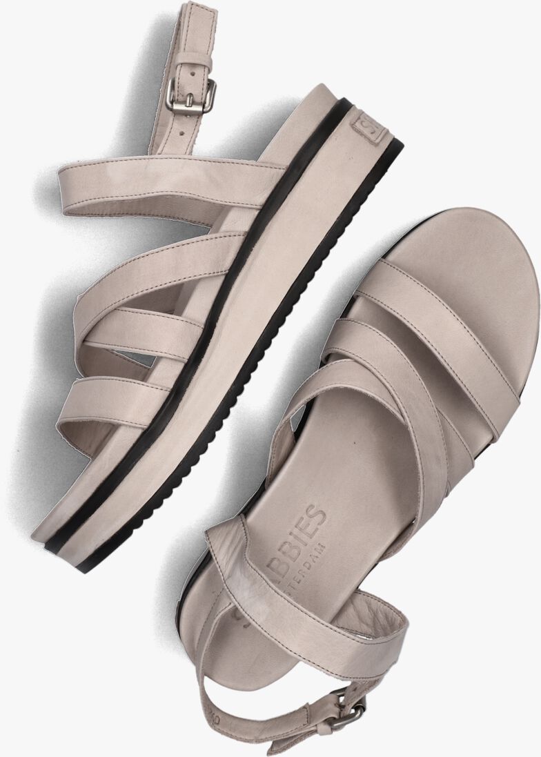 SHABBIES grijze shabbies sandalen 170020259