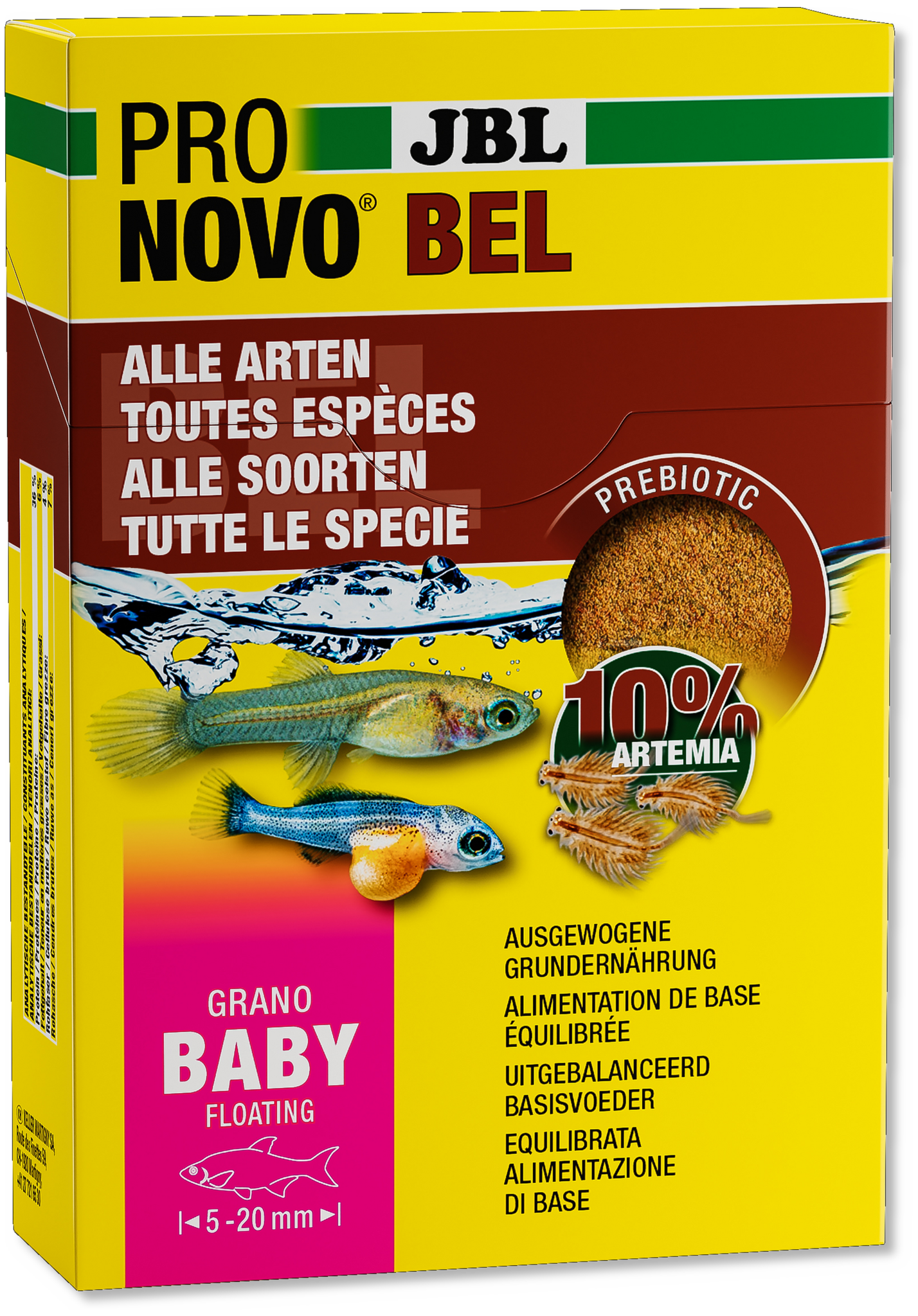 JBL Pronovo Bel Grano Baby 3x 10ml | Aquariumvoer