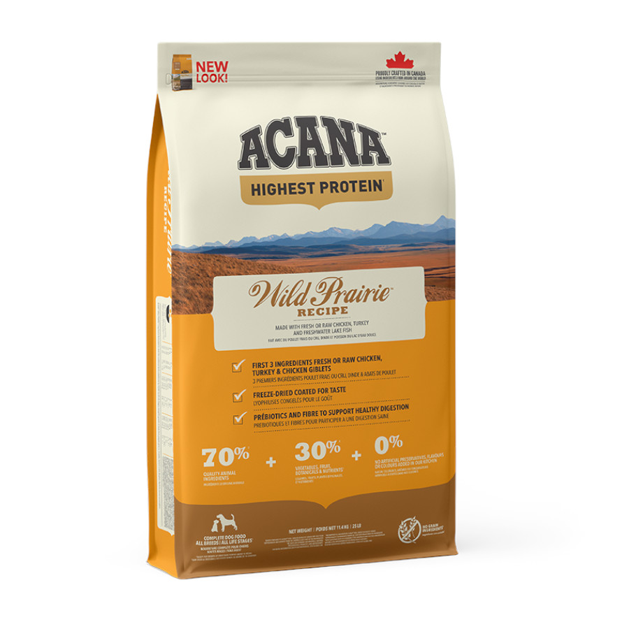 kg de ração para cães Acana Wild Prairie