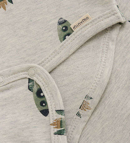 Minymo Body l/æ - Grey Melange