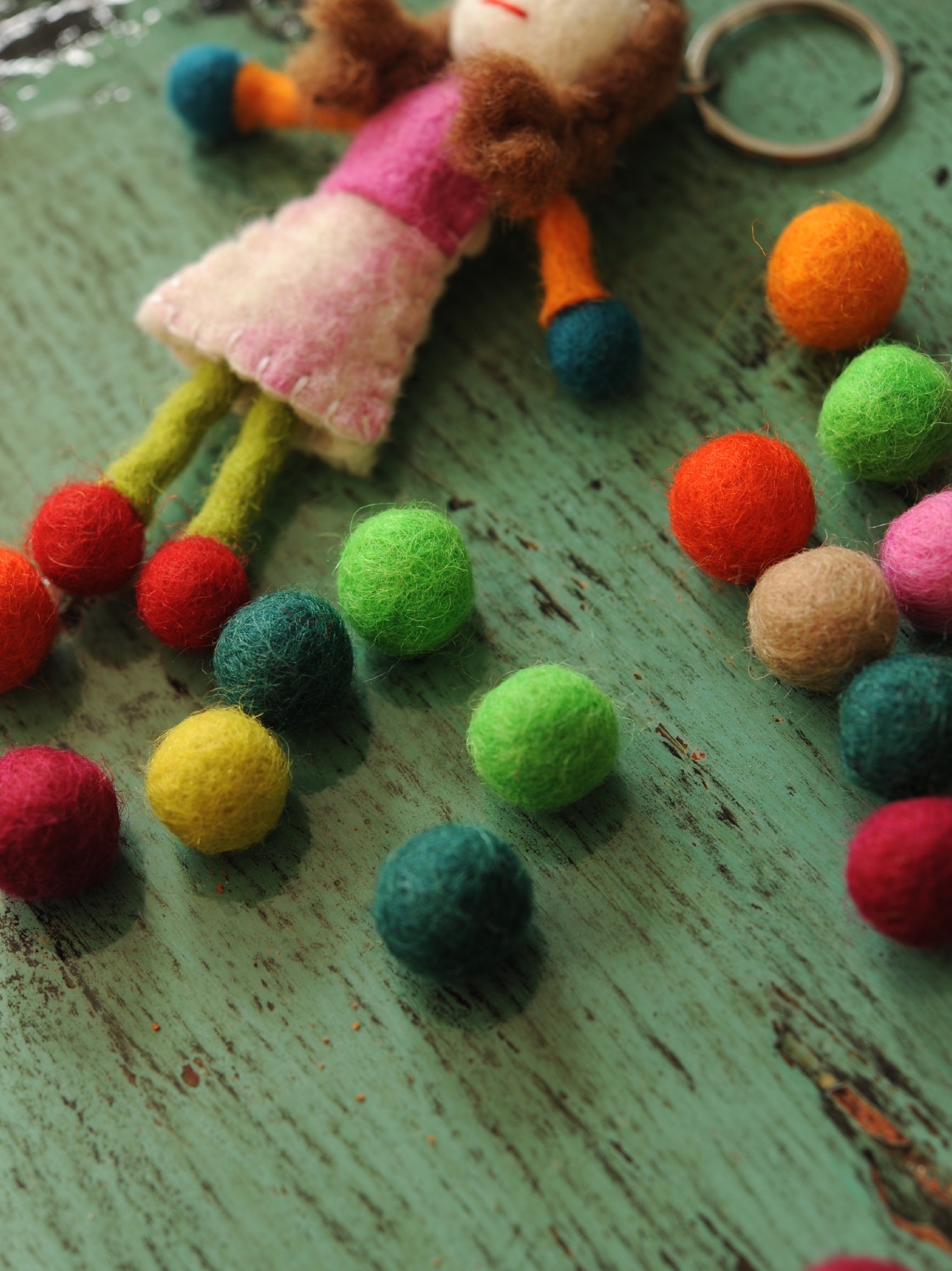 Filz-Pompons, multicolor, Ø 20 mm günstig bestellen