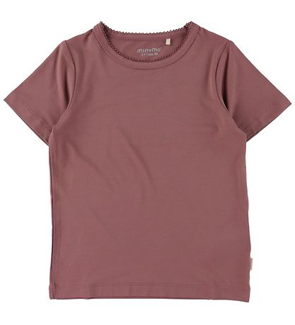 Minymo T-Shirt - Bambus - Rose Brown