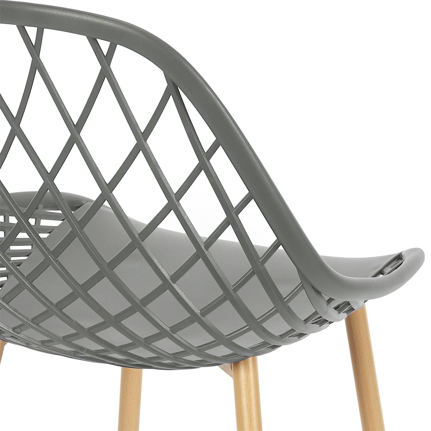 CHAISE EXTERIEUR MALAGA GRIS