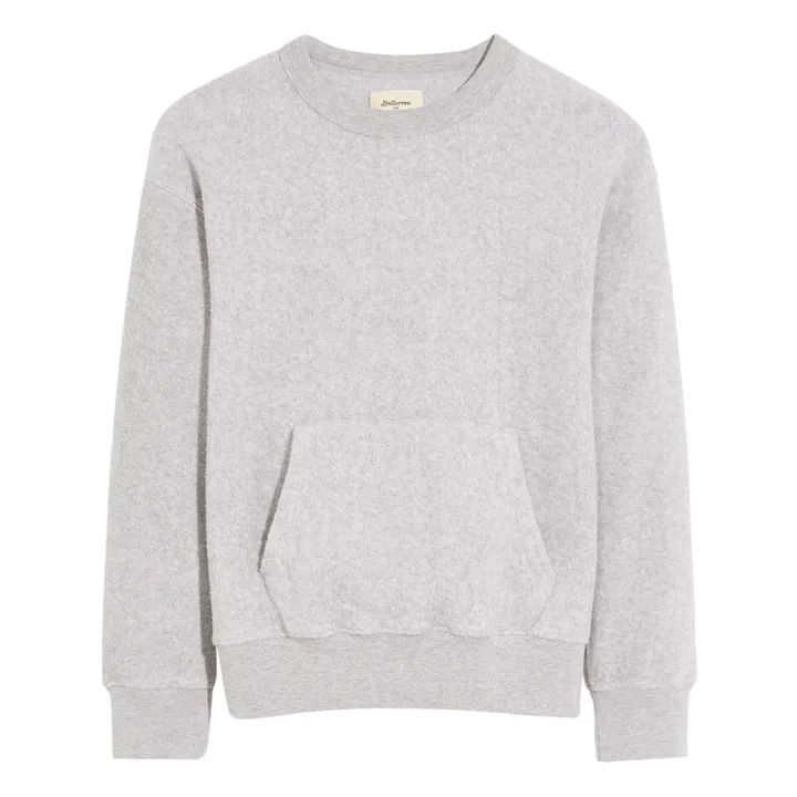 Bellerose Sweat Mago Uni | Gris chiné