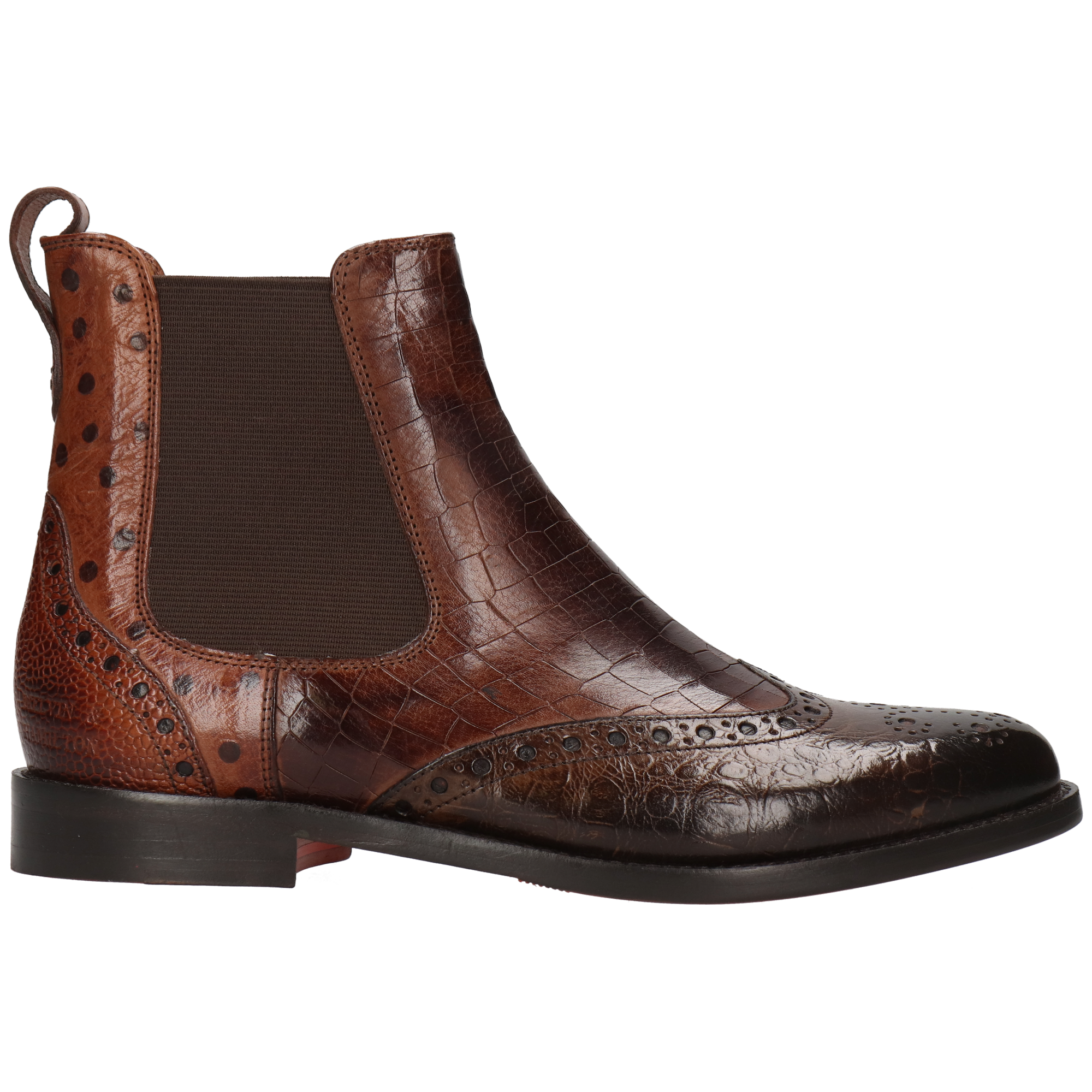 SELINA 29 - Bottines à talon plat | Marron