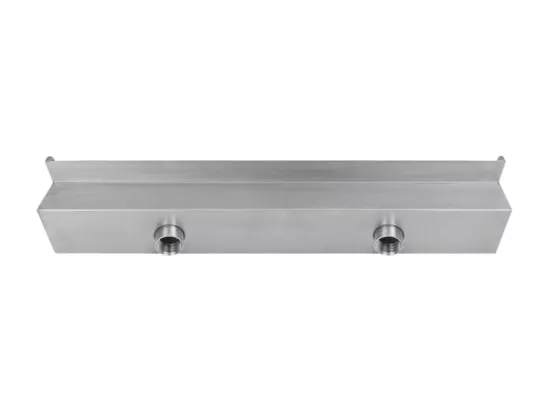 Lame d'eau rectangulaire à LED 60cm en acier inoxydable pour piscine