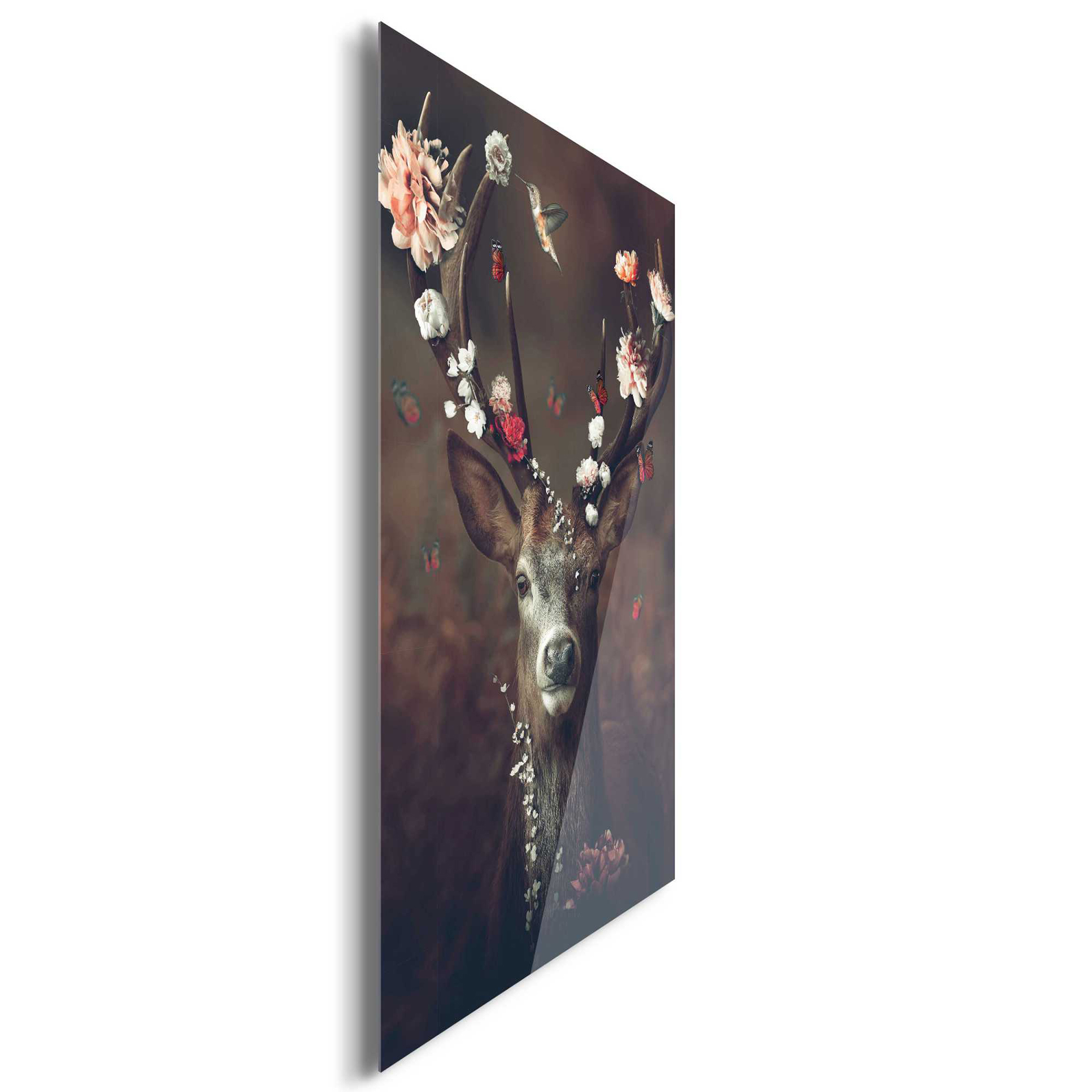Deco Glass FAUNA FLORA DEER - 70x100 cm