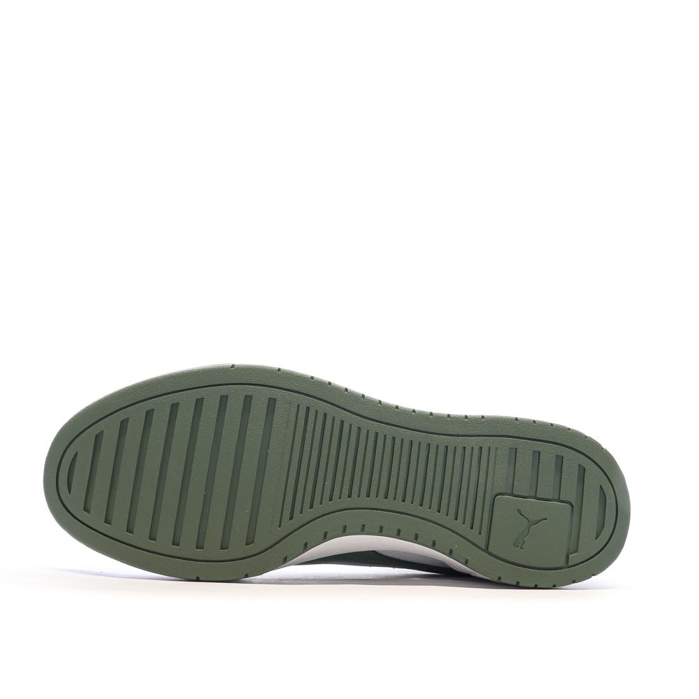 Puma Baskets Blanches/Verts Homme Puma Pro Classic