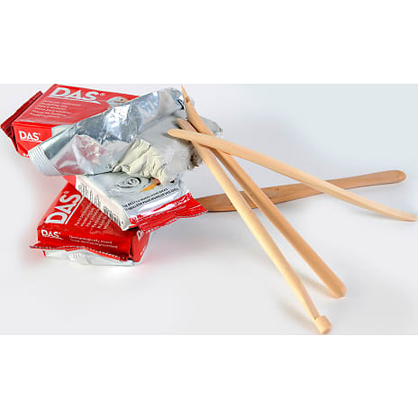 Das lufttørrende ler 1 kg - hvid