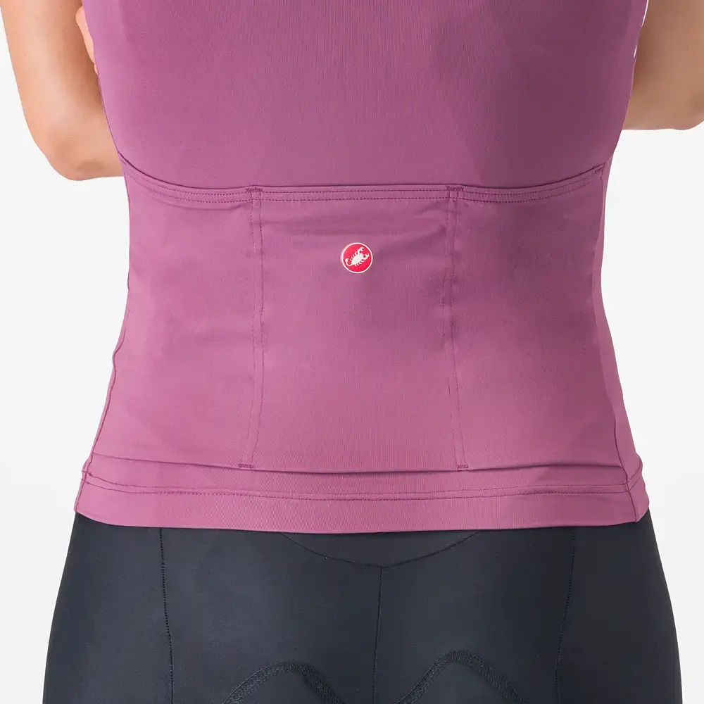 Castelli Sole Fiets Top Paars Dames