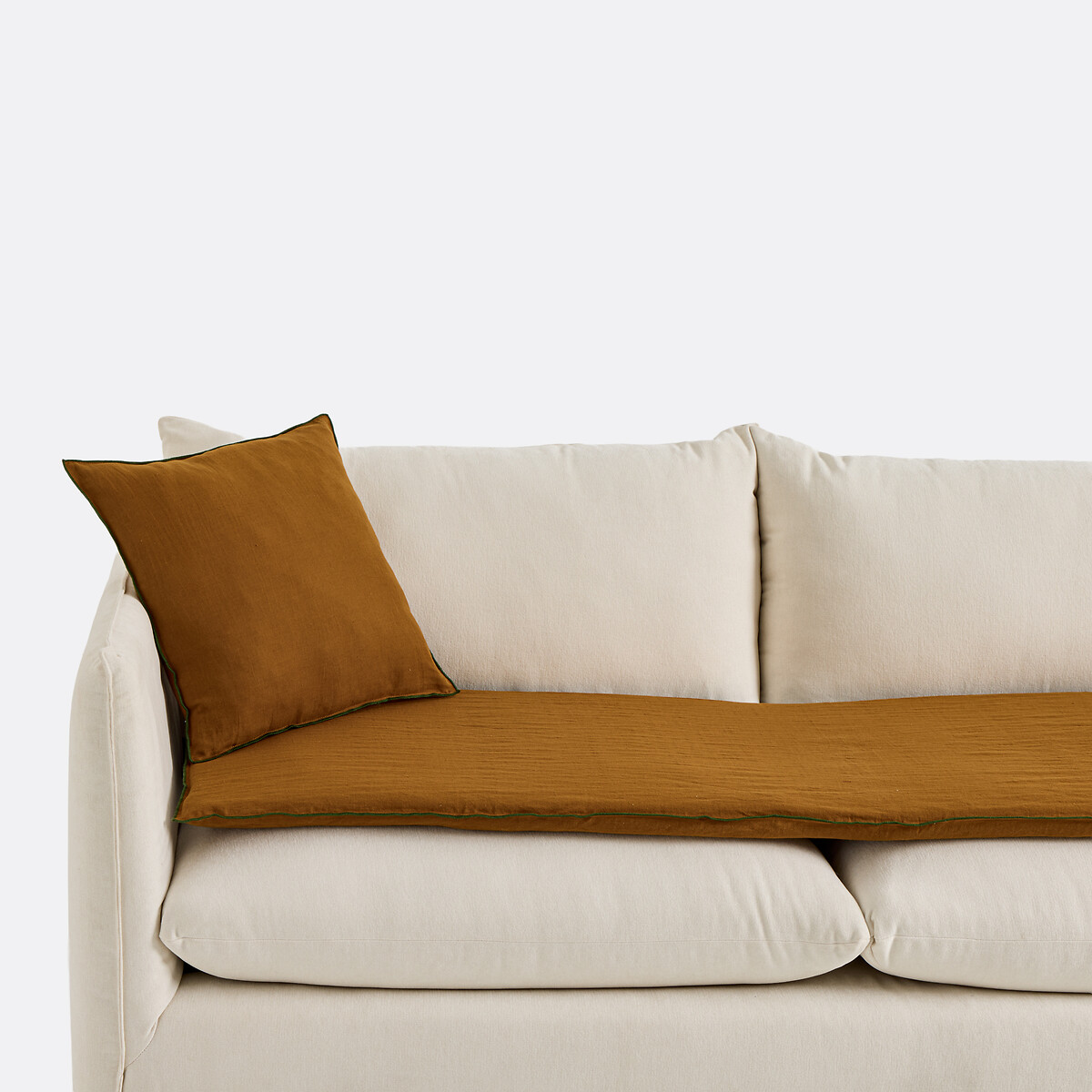 LA REDOUTE INTERIEURS<br>Colchão de assento em linho/algodão, Warna