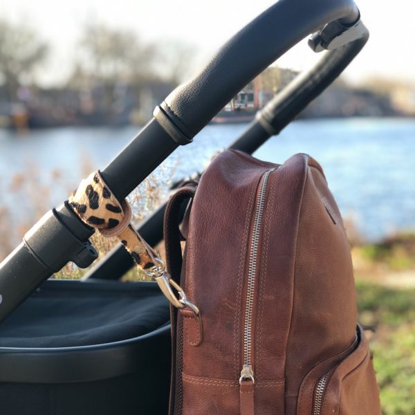 Mozzbags Wild Ones Kinderwagen Straps Cheetah Beige