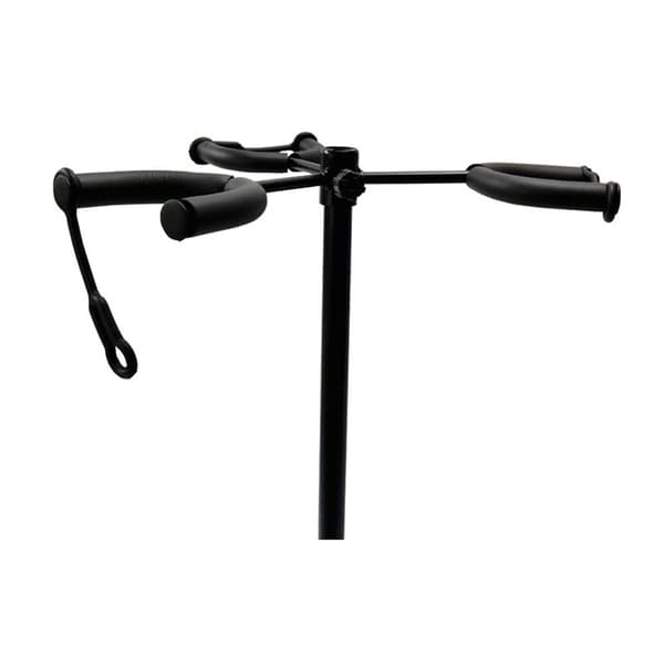 Gitarstativ for 3 gitarer - justerbar høyde 60-105 cm og vippestøtte