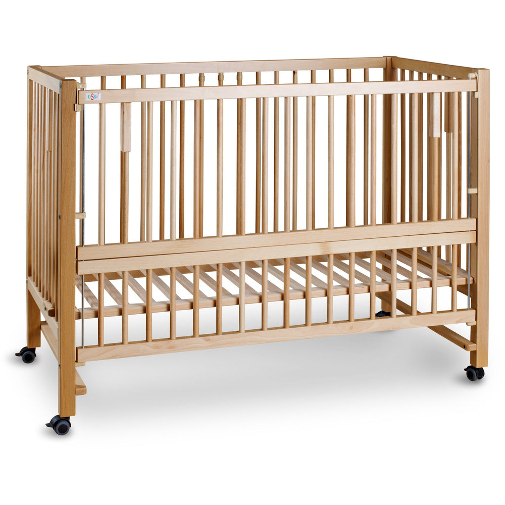 Køb tiSsi® Nature Hajo Bedside Crib Massiv Bøg