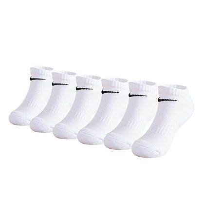 Nike Socken - No Show - 6er-Pack - Weiß