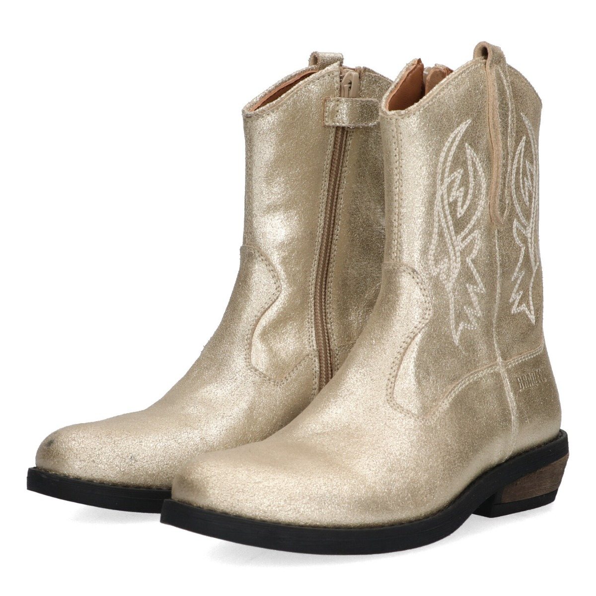 Camilla Cowboy - Cowboy Boots Braqeez Goud