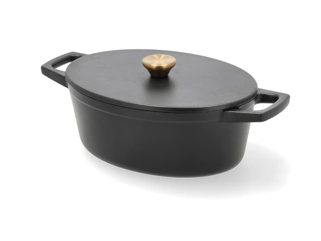 HOLM Støbejernsgryde Black