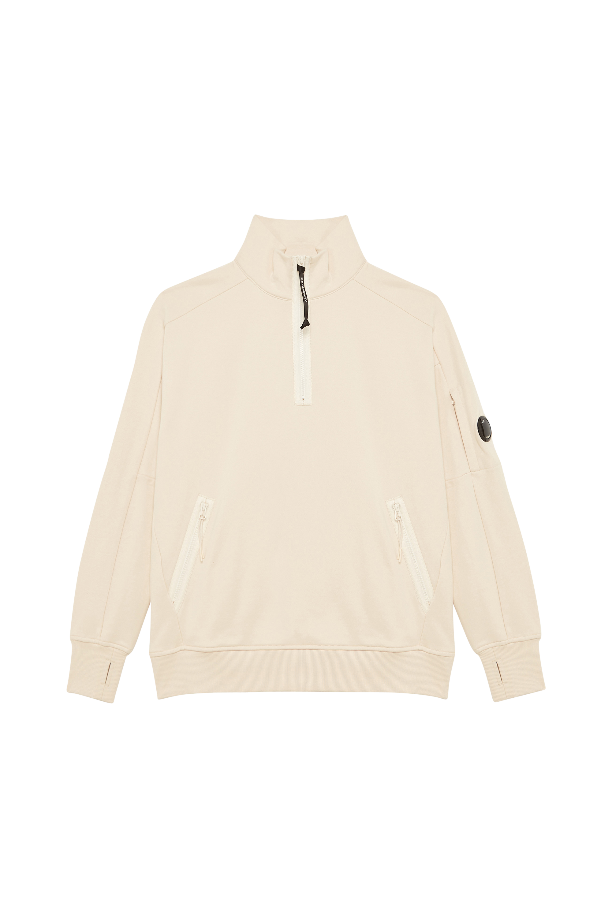 C.P. COMPANY Sweat DIAGONAL RAISED FLEECE Beige