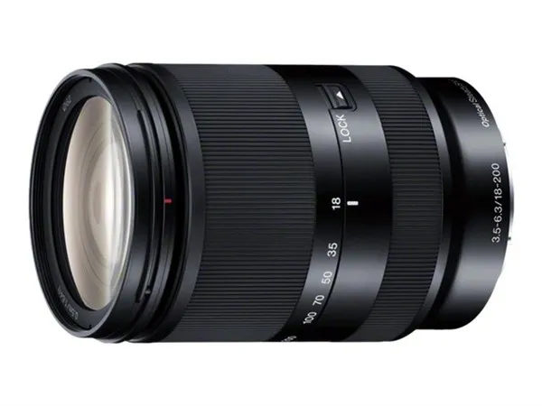 Sony SEL18200LE - Zoomobjektiv - 18 mm - 200 mm - f/3.5-5.6 OSS - Sony E-mount - for Cinema Line; a VLOGCAM; a1; a1 II; a6700; a7 IV; a7C; a7C II; a7CR; a7R V; a7s III; a9 III