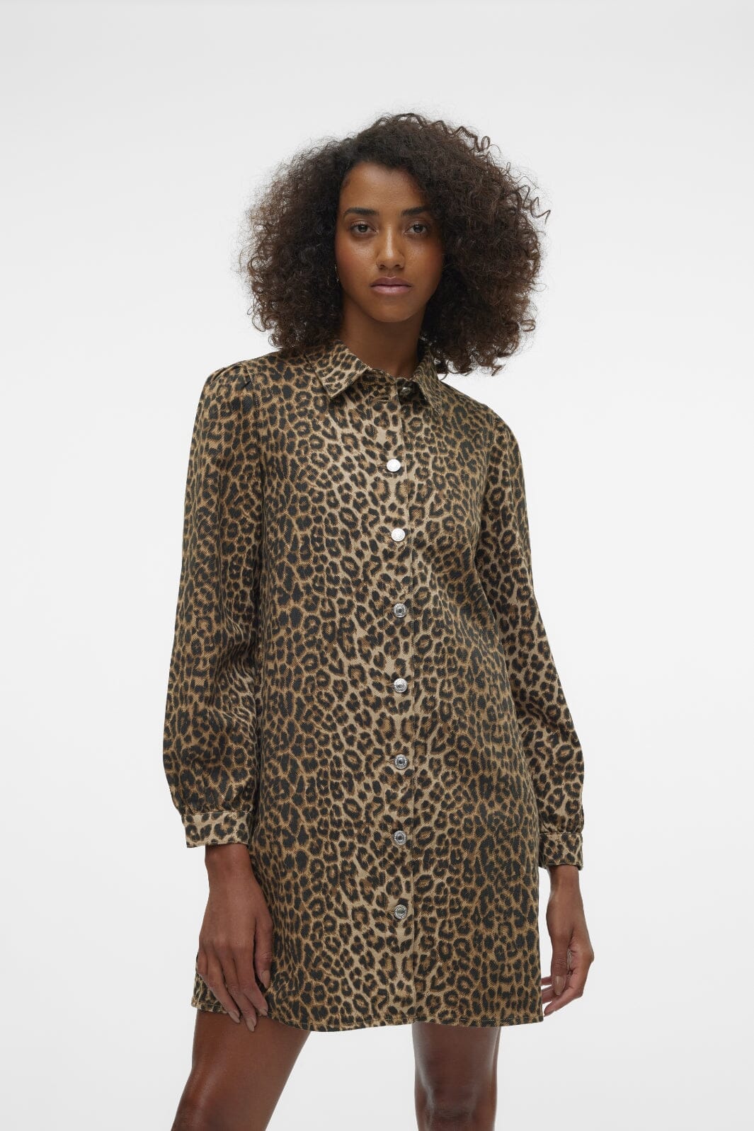 Vero Moda Vmlucie Ls Short Leo Dress