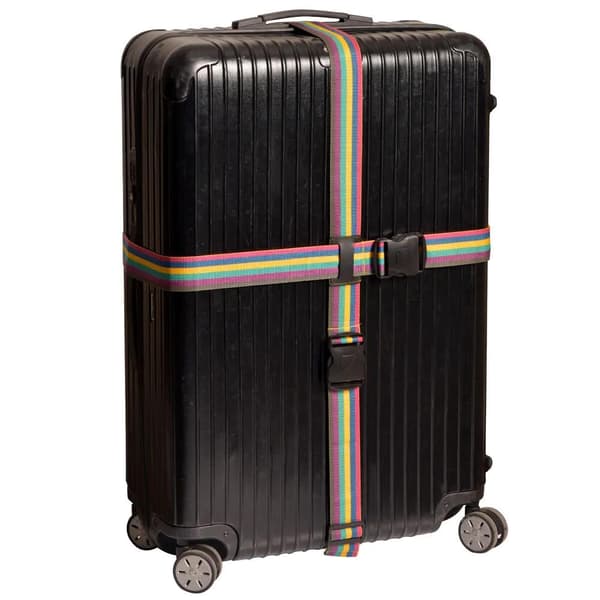 travelblue Crossed luggage Strap, 5cm x 200 cm + 5cm x 180 cm