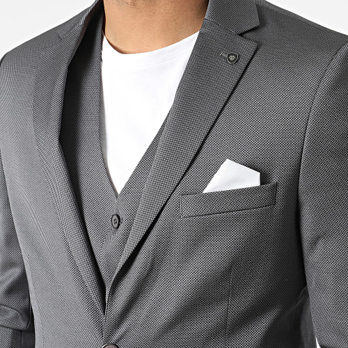 Costume 3 Pièces Gris Anthracite
