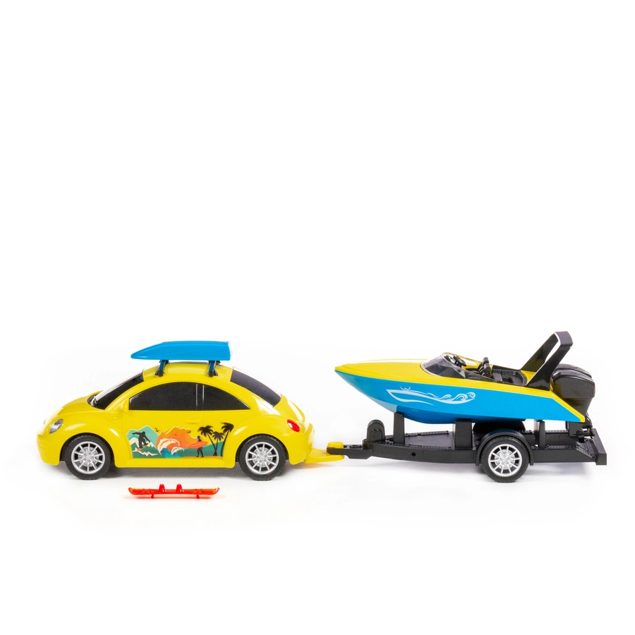 POLESIE® PKW Tour mit Speedboot, Tray