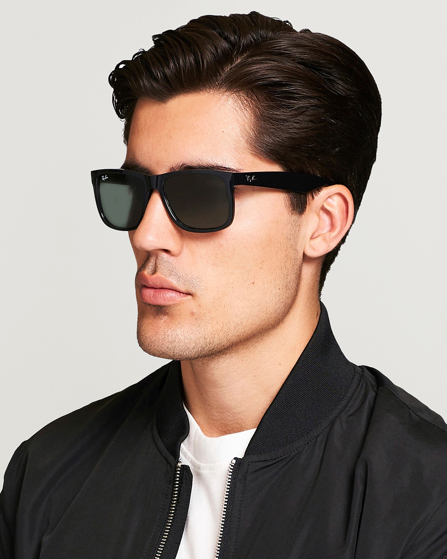 Ray-Ban 0RB4165 Justin Sunglasses Black