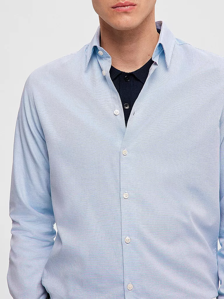 SELECTED Hemd Slim Fit SLHSLIMSOHO hellblau